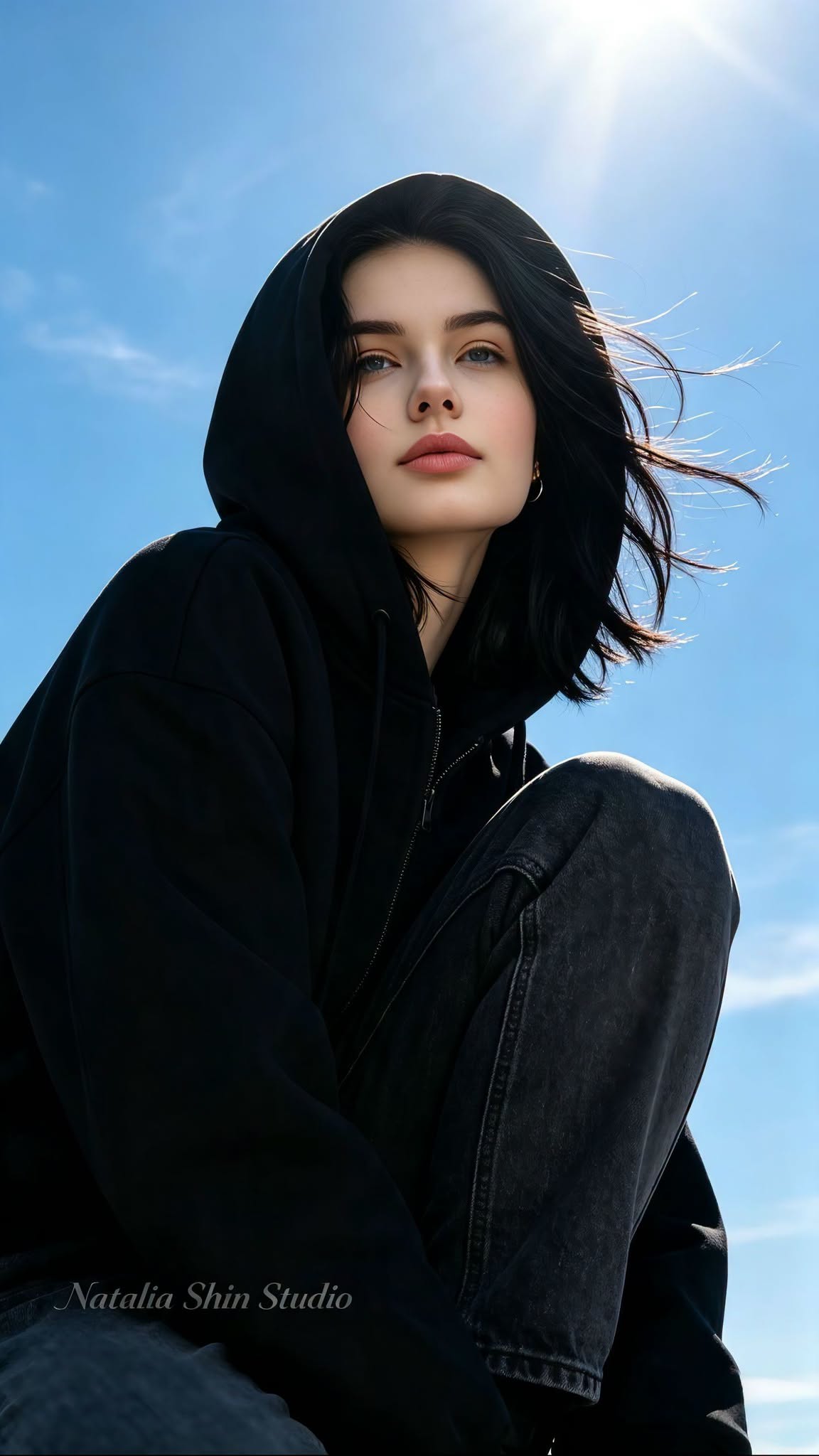 Hooded girl