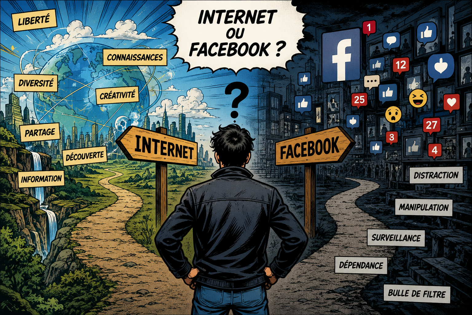 Internet ou facebook?